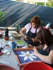 claudia williams mosaic mosaics mosaicist online australia art artist gallery workshop workshops mural public private commissions commission beginner intermediate advanced tables tabletops smalti tesserae gifts living north queensland funky ravenna tourism holidays holiday craft ceramic vitreous glass ceramic cinca reverse method residence gecko butterfly ulysses turtle starfish garden decoration interior design bathroom bathrooms floor floors wall walls ceiling ceilings roof professional primary secondary different original secure purchase export retail wholesale ayr wildlife order trays masterpiece masterpieces architect architectural school student students schools marble stone trivets artworks tile tiles decor installation installations sculpture handcrafted custom hand handmade creative